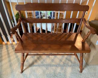 Maple Antique Bench 