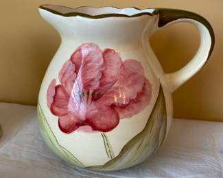 Baum Bros Style Eyes Rembrandt Tulips Pitcher 