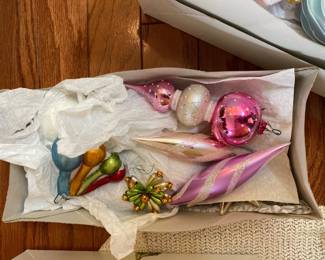 Glass Christmas Ornaments 