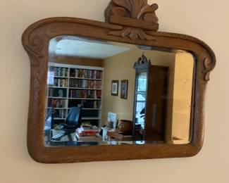 Antique Beveled Hanging Dresser mirror