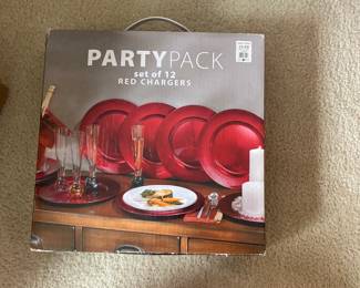 Set of 12 Charger Plates 