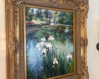 K Roelle impressionist oil painting