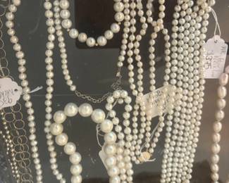 Fresh and saltwater pearls
