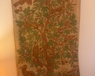 Tree of Life Wool & Silk Tapestry / Rug
