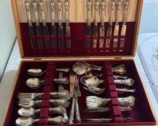 Gorham Sterling Silver Flatware (89pc=2910gms + 15 handled peices)