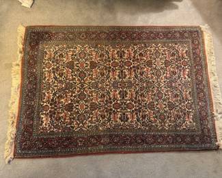 Hand-Knotted Kamsheh Wool Rug (48"W x 70"L)