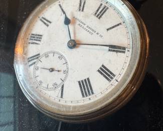Langdon Davies & Co. Sterling Silver Pocket Watch