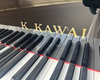 K. Kawai Black GM-12 Baby Grand Piano (Serial 2538229)