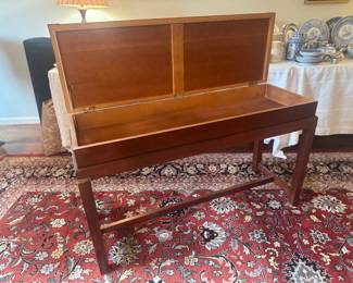 Mahogany Rectangular Console Table / Gun Case (48"L x 17"W x 28"H)
