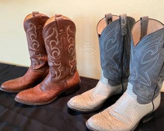 LF206Mens Nacona Dan Post Western Boots 9.5D