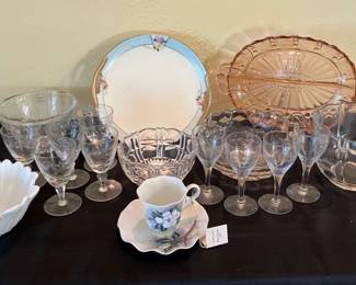 LF192Vintage Glass Porcelain