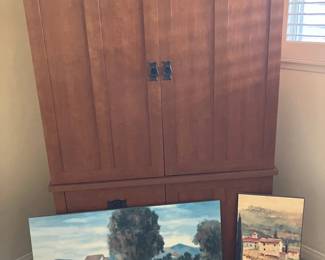 LF208Shaker style TV armoire and more