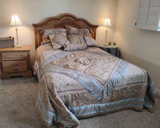 LF127Bedroom Set With Headboard Nightstand