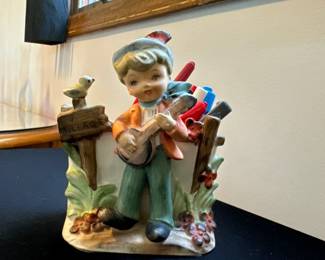 Vintage Ceramic Boy with Guitar Hummel