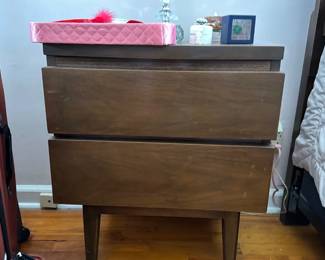 Mid Century modern Walnut Side Table