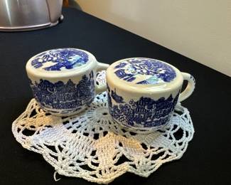 Blue Willow Salt and Pepper Shakers