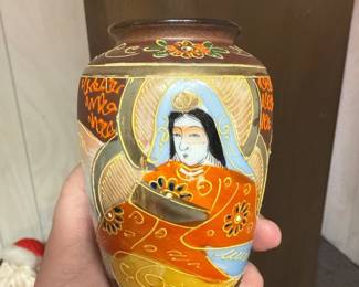 Antique SATSUMA small vase