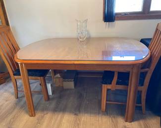 Oak Dining Table and chairs