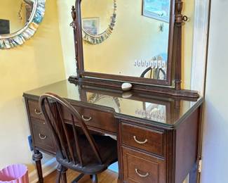 Antique Mahogany Vanity