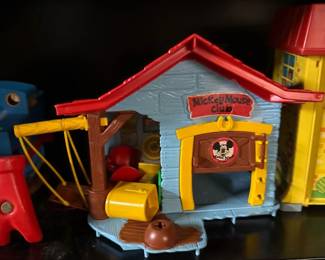 1976 Hasbro Romper Room Weebles Mickey Mouse Clubhouse playset