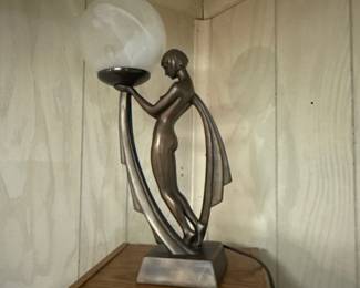 Top Collection Modern Art Deco Lady Lamp Statue