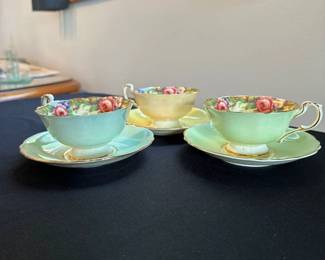 Paragon Tapestry Rose Teacup and Saucers