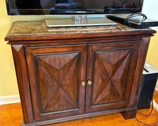 Stone Top Accent Cabinet/Server