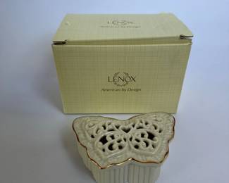Lenox Butterfly Covered Box