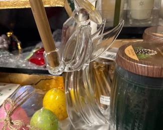 Baccarat Crystal Angel Candlestick holder
