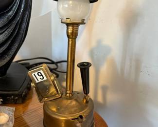 Lamp post pen holder