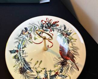 Lenox Winter Greetings Server Plate
