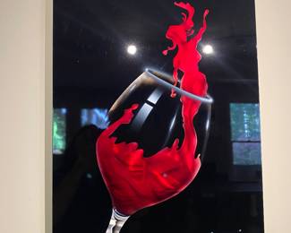Chris DeRubeis Mixed Medium on Aluminum