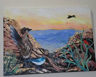 Roadrunner Painting