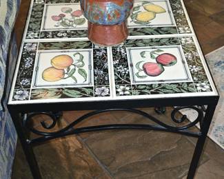 Tile Side Table- we have 2