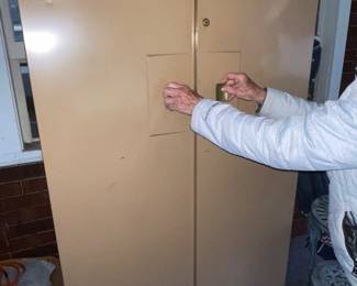 Vintage Metal Storage Cabinet Locker