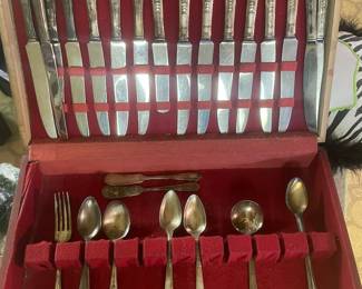Antique Silverplated flatware