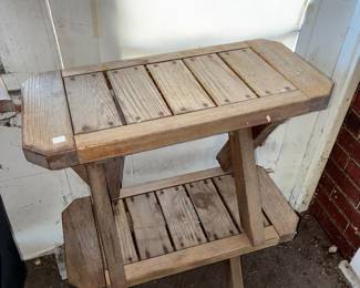 Vintage Tables Benches