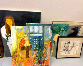 Collection of various artwork