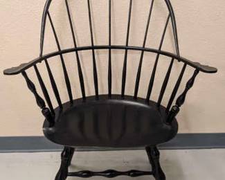 Classic Black Windsor Chair Timeless Elegance and Comfort