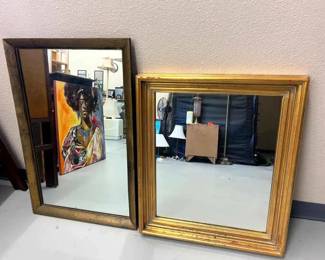 Two Framed Mirrors