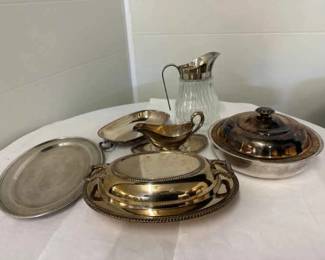 Vintage SilverPlated Serving Set