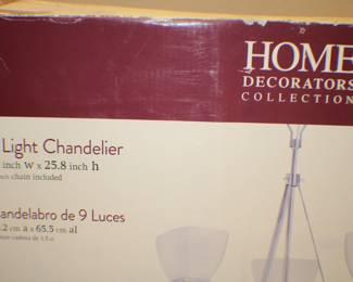 Home Decorators Collection 9Light Chandelier Elegant Modern Design