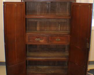 French inspired Fleurs de Lis wardrobe cabinet