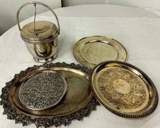 5 Silverplated Pieces