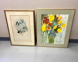 Two Framed Paintings