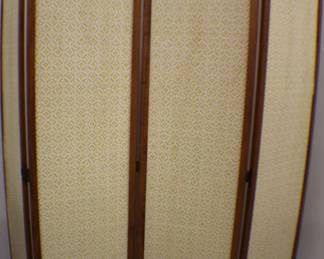 Vintage 4Panel Folding Room Divider