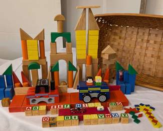 Vintage Wooden Toy Puzzle Collection Classic Educational Fun