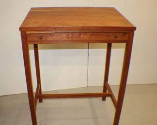 Vintage Wooden Writing Desk with Drawer and Sturdy Frame