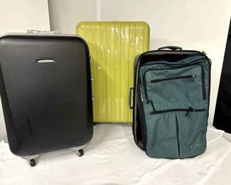 3 Suitcases including a Vintage Samsonite
