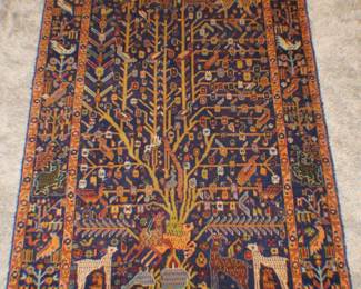 Kurdish Persian Tribal Wool Rug